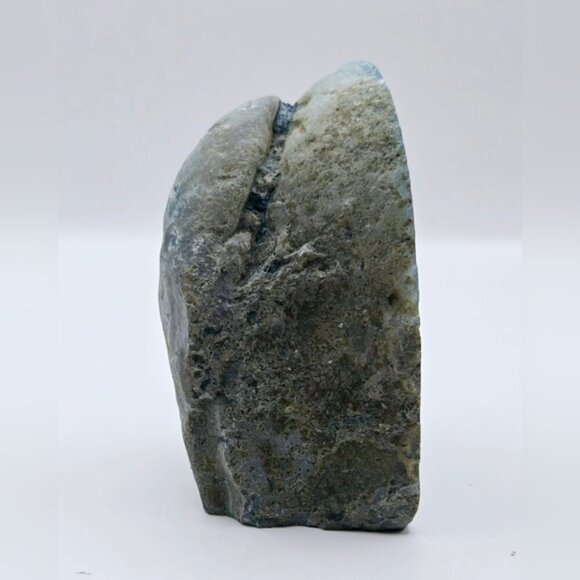 Blue Agate Silver Edge Microcrystalline Quartz - Picture 3 of 7